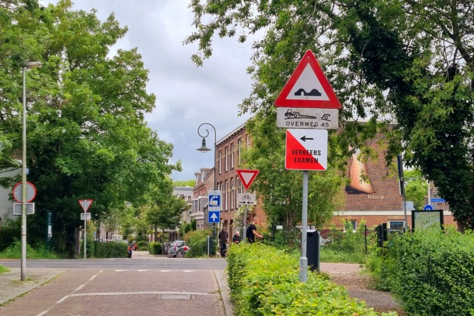 Routebord verkeersexamen Utrecht